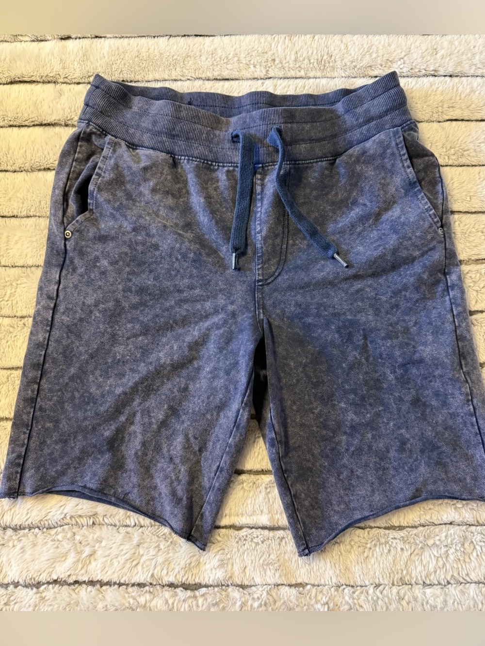 Mossimo Supply Co. Men's Washed Navy Drawstring Athletic Shorts
